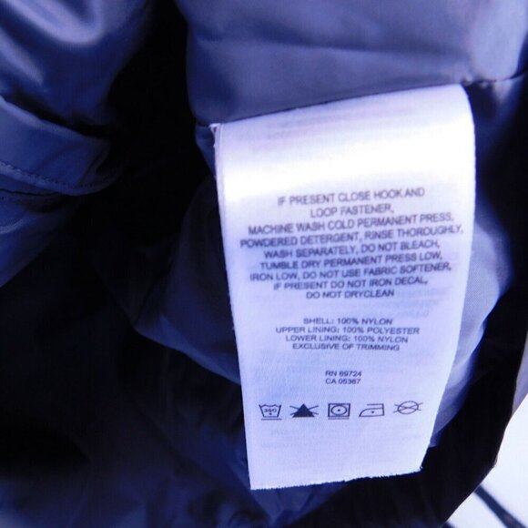 Columbia Boys Jacket Size Large Hood Full Zip Gray Black Youth Pockets - Picture 4 of 5